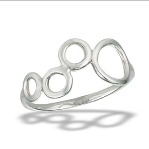 Circle Sterling Ring Solid.925